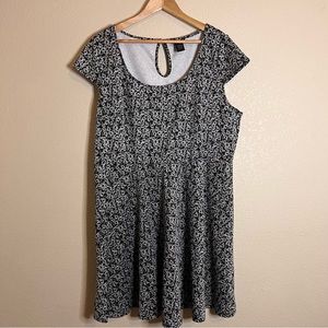 Hot Topic Skater Dress Cap Sleeves Size 3X